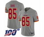 Washington Redskins #85 Vernon Davis Limited Gray Inverted Legend 100th Season Football Jersey
