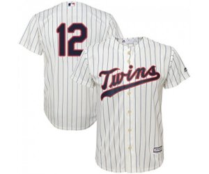 Minnesota Twins #12 Jake Odorizzi Replica Cream Alternate Cool Base Baseball Jersey