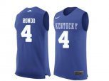 Men's Kentucky Wildcats Rajon Rondo #4 College Basketball Jersey - Royal Blue