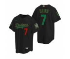 Los Angeles Dodgers #7 Julio Urias Black 2020 World Series Stitched Baseball Jersey