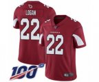 Arizona Cardinals #22 T. J. Logan Red Team Color Vapor Untouchable Limited Player 100th Season Football Jersey