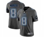 Tennessee Titans #8 Marcus Mariota Limited Gray Static Fashion Limited Football Jersey
