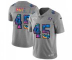 Tampa Bay Buccaneers #45 Devin White Multi-Color 2020 NFL Crucial Catch NFL Jersey Greyheather