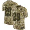 New Orleans Saints #29 Kurt Coleman Limited Camo 2018 Salute to Service NFL Jersey