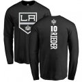 Los Angeles Kings #10 Tobias Rieder Black Backer Long Sleeve T-Shirt