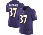 Baltimore Ravens #37 Iman Marshall Purple Team Color Vapor Untouchable Limited Player Football Jersey