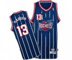 Houston Rockets #13 James Harden Authentic Navy Hardwood Classic Fashion Basketball Jersey