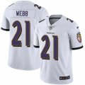 Baltimore Ravens #21 Lardarius Webb White Vapor Untouchable Limited Player NFL Jersey