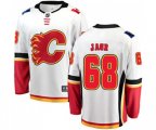 Calgary Flames #68 Jaromir Jagr Fanatics Branded White Away Breakaway Hockey Jersey