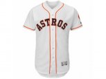 Houston Astros Majestic Home Blank White Flex Base Authentic Collection Team Jersey