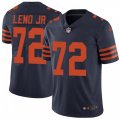 Chicago Bears #72 Charles Leno Navy Blue Alternate Vapor Untouchable Limited Player NFL Jersey