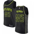 Atlanta Hawks #95 DeAndre' Bembry Authentic Black NBA Jersey - City Edition