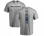 Seattle Seahawks #97 Patrick Kerney Ash Backer T-Shirt