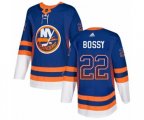 New York Islanders #22 Mike Bossy Authentic Royal Blue Drift Fashion NHL Jersey