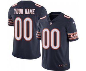 Chicago Bears Customized Navy Blue Team Color Vapor Untouchable Limited Player Football Jersey