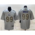 Los Angeles Rams #99 Aaron Donald Grey Atmosphere Fashion Vapor Untouchable Stitched Limited Jersey