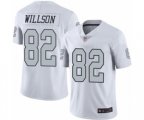 Oakland Raiders #82 Luke Willson Elite White Rush Vapor Untouchable Football Jersey