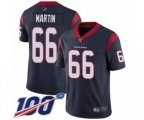 Houston Texans #66 Nick Martin Navy Blue Team Color Vapor Untouchable Limited Player 100th Season Football Jersey