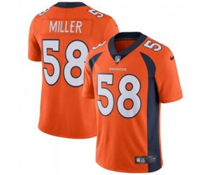 Denver Broncos #58 Von Miller Orange Team Color Vapor Untouchable Limited Player Football Jersey