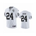 Oakland Raiders #24 Johnathan Abram White 2020 Inaugural Season Vapor Limited Jersey