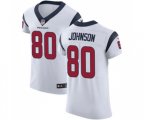 Houston Texans #80 Andre Johnson White Vapor Untouchable Elite Player Football Jersey
