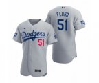 Los Angeles Dodgers Dylan Floro Gray 2020 World Series Champions Authentic Jersey