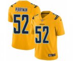 Los Angeles Chargers #52 Denzel Perryman Limited Gold Inverted Legend Football Jersey