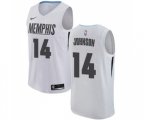 Memphis Grizzlies #14 Brice Johnson Authentic White Basketball Jersey - City Edition