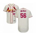 St. Louis Cardinals #56 Ryan Helsley Cream Alternate Flex Base Authentic Collection Baseball Player Jersey
