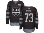 Los Angeles Kings #73 Tyler Toffoli Black 1917-2017 100th Anniversary Stitched NHL Jersey