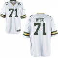 Green Bay Packers #71 Josh Myers Nike White Vapor Limited Player Jersey