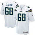 Los Angeles Chargers #68 Matt Slauson Game White NFL Jersey