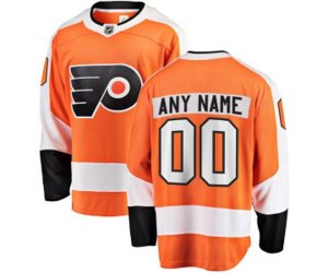 Philadelphia Flyers Customized Fanatics Branded Orange Home Breakaway NHL Jersey