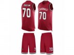 Arizona Cardinals #70 Evan Boehm Limited Red Tank Top Suit NFL Jersey