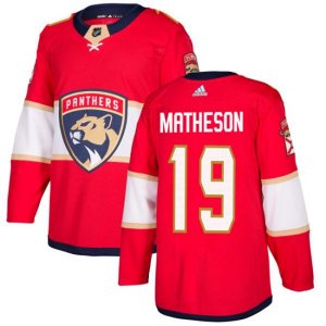 Florida Panthers #19 Michael Matheson Premier Red Home NHL Jersey