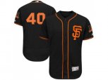 San Francisco Giants #40 Madison Bumgarner Black Flexbase Authentic Collection Stitched MLB Jersey