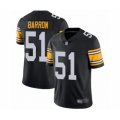 Pittsburgh Steelers #51 Mark Barron Black Alternate Vapor Untouchable Limited Player Football Jersey