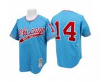 Chicago White Sox #14 Bill Melton Authentic Blue Throwback Baseball Jersey