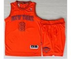 nba new york knicks #8 smith orange[revolution 30 swingman Suits]