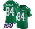 New York Jets #84 Ryan Griffin Limited Green Rush Vapor Untouchable 100th Season Football Jersey