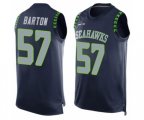 Seattle Seahawks #57 Cody Barton Limited Steel Blue Player Name & Number Tank Top Football Jersey