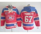 Montreal Canadiens #67 Max Pacioretty Blue-Red Pullover Hooded A