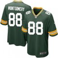 Green Bay Packers #88 Ty Montgomery Game Green Team Color NFL Jersey