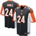 Cincinnati Bengals #24 Adam Jones Game Black Team Color NFL Jersey