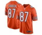 Chicago Bears #87 Adam Shaheen Game Orange Alternate Football Jersey