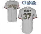 Baltimore Orioles #37 Dylan Bundy Authentic Grey USMC Cool Base Baseball Jersey