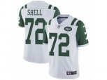 New York Jets #72 Brandon Shell White Vapor Untouchable Limited Player NFL Jersey