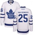 Toronto Maple Leafs #25 James Van Riemsdyk Authentic White Away NHL Jersey