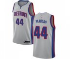 Detroit Pistons #44 Rick Mahorn Swingman Silver Basketball Jersey Statement Edition