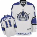 Los Angeles Kings #11 Anze Kopitar Premier White NHL Jersey